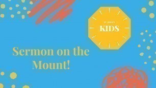 'Sermon on the Mount! // St John\'s Kids // Week 8'