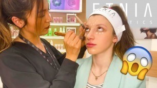 'I Went To The HEALTHIEST VEGAN Makeup Counter IN THE WORLD || ETNIA COSMETICS'