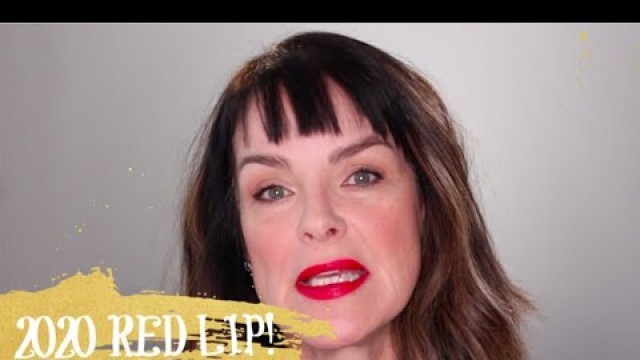 '2020 NEW YEARS PARTY RED LIPSTICK MAKEUP USING JANE IREDALE/CLEAN BEAUTY FOR OLDER WOMEN!'