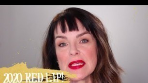 '2020 NEW YEARS PARTY RED LIPSTICK MAKEUP USING JANE IREDALE/CLEAN BEAUTY FOR OLDER WOMEN!'