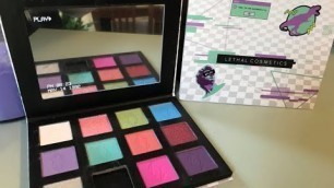 '4 Looks + Review of Lethal Cosmetics After Dark Palette'