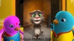 'Burru Pitta Burru Pitta || Telugu Rhymes Tom || Song // Kids'