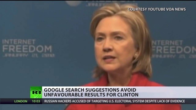 'Google Censoring Hillary Clinton\'s health problems'