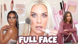 'FULL FACE - KYLIE COSMETICS & KKW BEAUTY! Hvem er best?'