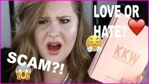 'Kylie Cosmetics X KKW Lip Swatch on VERY PALE SKIN | Unboxing, Review, Try- On | EndicottMUA'
