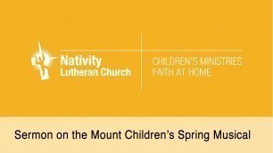 'Sermon on the Mount Children’s Spring Musical'
