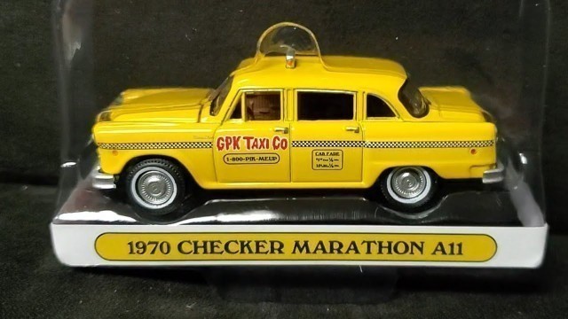 'Greenlight Collectibles Diecast Car - 1970 Checker Marathon A11 - Garbage Pail Kids Edition'