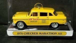 'Greenlight Collectibles Diecast Car - 1970 Checker Marathon A11 - Garbage Pail Kids Edition'