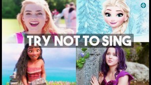 'Try Not To Sing Along Challenge !! -Disney Edition- !!'