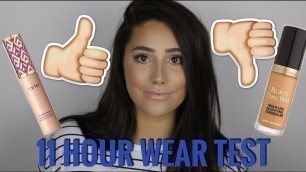 'NEW TOO FACED BORN THIS WAY CONCEALER & TARTE SHAPE TAPE FULL DAY WEAR TEST'