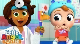 'Doctor Check Up Song | Fun Sing Along Songs by Little Angel Playtime'