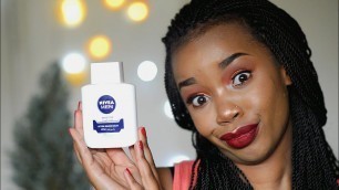 'MEN\'S AFTERSHAVE AS A MAKEUP PRIMER?! | DOES IT ACTUALLY WORK?'