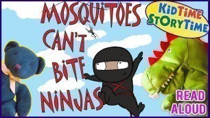 'Mosquitoes Can\'t Bite Ninjas | Ninja Books for Kids | Funny Books READ ALOUD'