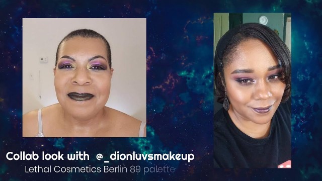'COLLAB LOOK WITH  @Dion Luvs Makeup USING THE LETHAL COSMETICS BERLIN 89 PALETTE | CNUTBUTRBEAUTY'