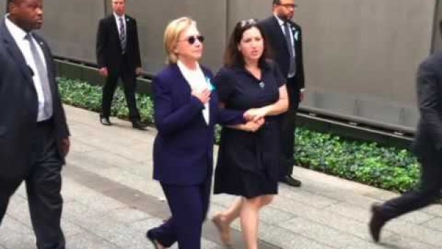 'Hillary Clinton sick 9/11: Hillary collapses on September 11th, 2016.'