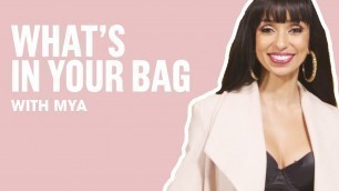'Mya Shares Her Tips On Buying Vegan Cosmetics | What\'s In Your Bag'