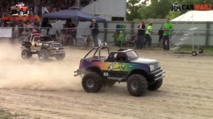'Kids Gas Power Wheels Race - Mini Monster Truck Racing at Ultimate Truck Championship'
