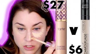 'TARTE SHAPE TAPE v CATRICE CAMOUFLAGE CONCEALER BATTLE! | Beauty Banter'