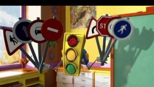 'GreenLight - Traffic Police - cartoon for kids, educational videos safety road'