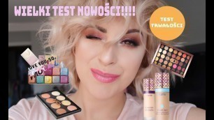 'WIELKI TEST NOWOŚCI - PODKŁADY TARTE SHAPE TAPE, NYX, Makeup Revolution - TEST WYTRZYMAŁOŚCI!'