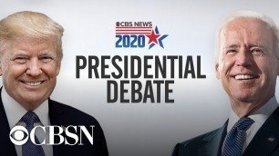 'Trump and Biden face off in final 2020 presidential debate'
