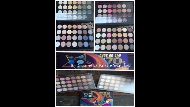 'BH Cosmetics swatches ft. Neutral/Essentials Eyes & Eyes on the \'70s'