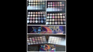 'BH Cosmetics swatches ft. Neutral/Essentials Eyes & Eyes on the \'70s'