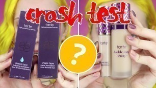 'TARTE SHAPE TAPE Foundation | CRASH TEST'