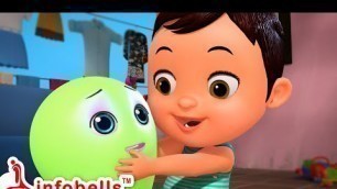 'Cinna Papa Mariyu Pedda Balloon | Telugu Rhymes for Children | Infobells'