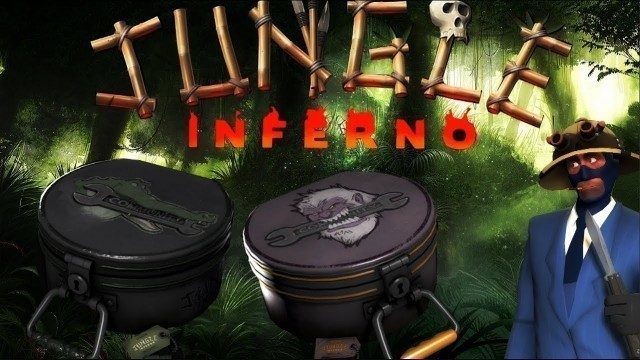 'TF2: Jungle Inferno Cosmetics Unboxing! [Abominable & Unleash the Beast cases]'