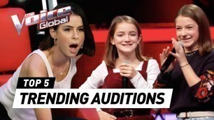 'TRENDING Blind Auditions of 2019 in The Voice Kids'