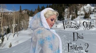 'Vintage Style Elsa Frozen 2'