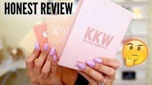 'KYLIE COSMETICS HONEST REVIEW: KKW COLLECTION, X-RATED BLUSH + KYLIGHTERS! | juicyyyyjas | JuicyJas'