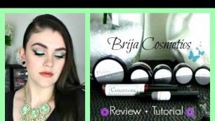 'Brija Cosmetics Review + Tutorial! Cruelty Free & Vegan Makeup!'