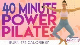 '40 Minute Power Pilates Workout 