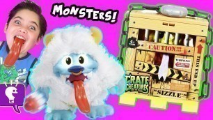 'CRATE CREATURES Toy Review and GAME PLAY with Fuzzy MONSTERS by HobbyKidsTV'