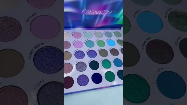 'New Aurora Struck Palette @colourpopcosmetics #colourpop #palette'