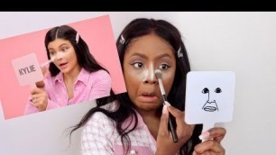 'BLACK GIRL TRIES KYLIE JENNER MAKEUP'