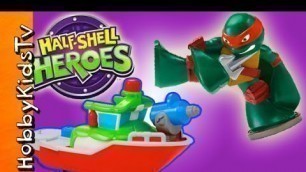 'TMNT Half Shell Heroes Water Toys! Review of Toys HobbyKidsTV'