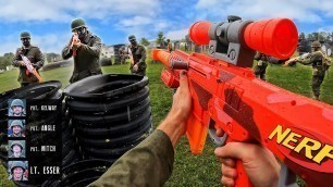 'NERF WORLD WAR 2 BATTLE! (First Person Shooter)'