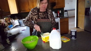 'Ham Steak and Whipped Potatoes'