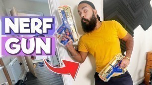 'NERF GUN WAR WITH LOGGY 