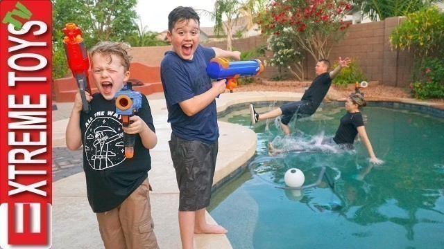 'Sneak Attack Squad has Fun Home Alone Nerf Action!'