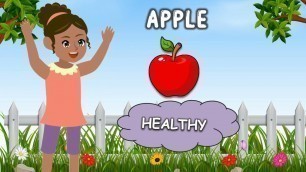 'Healthy and Unhealthy Foods| Healthy food for kids video| Unhealthy food kids animation video'
