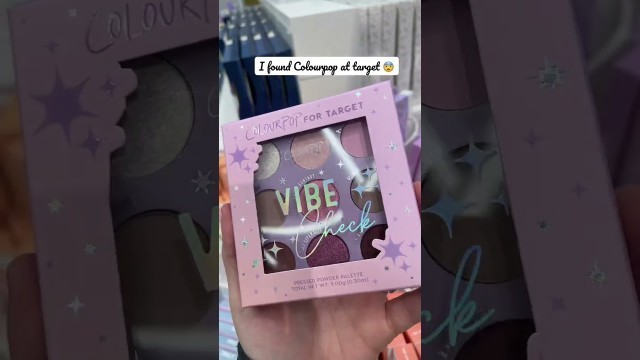 'Colourpop is NOW at TARGET! #short #shorts #satisfying'