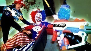 'WE KIDNAP A KILLER CLOWN WITH NERF GUNS!'