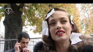 'fashiontv | FTV.com - KARMEN PEDARU MODEL TALKS Spring - Summer 2010'
