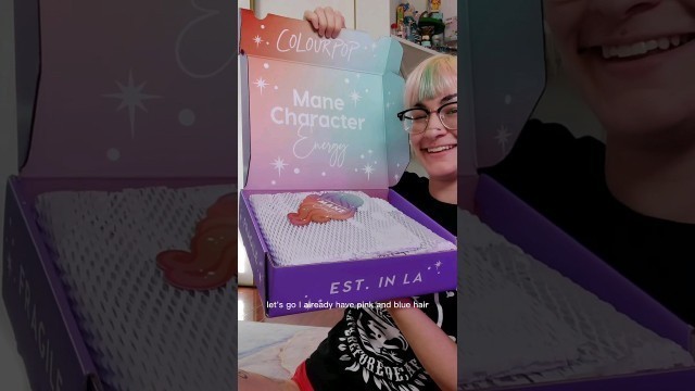 'chaotic hair dying featuring the new @colourpopcosmetics line!!! #colourpop #hairdye #storytime'