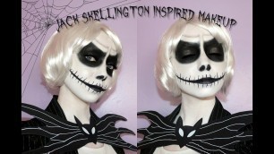 'Jack Skellington | Halloween Makeup Tutorial Tim Burton Series 