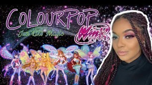 'COLOURPOP X WINX CLUB JUST LIKE MAGIC PALETTE REVIEW & TUTORIAL'